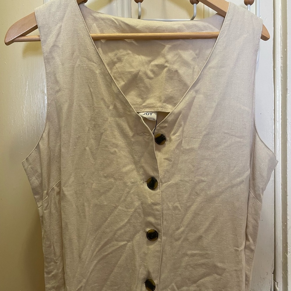 Linen Blend Jumpsuit